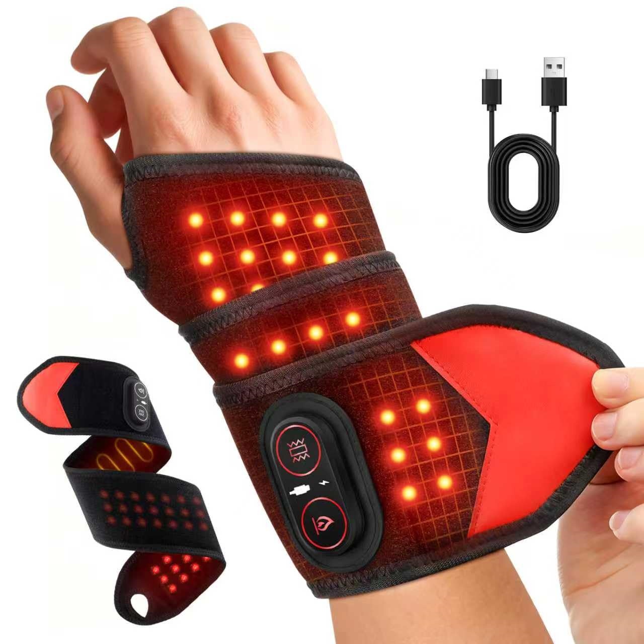 Ankle Mobility Band - Portable Red Light Therapy Wrap 660nm