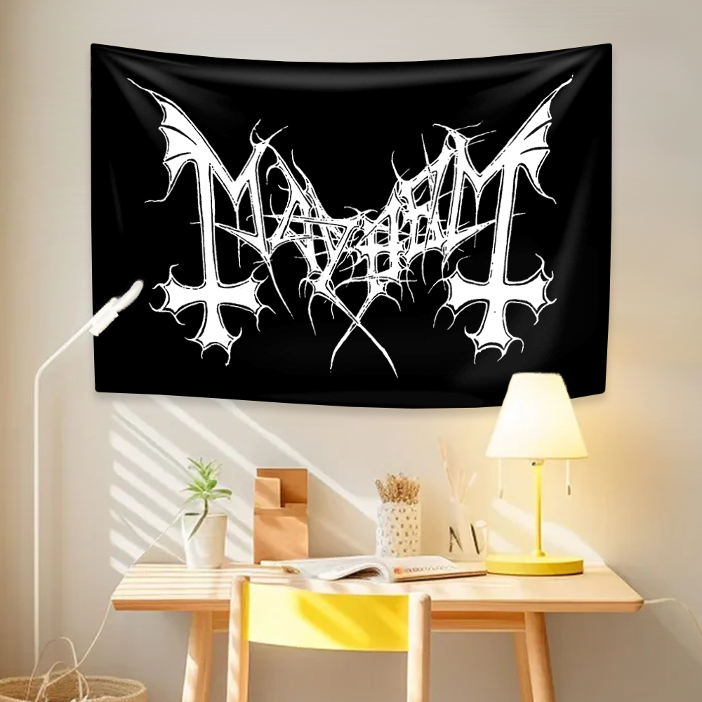 Crossfit Mayhem - Mayhem Death Rock Band Tapestry Hippie