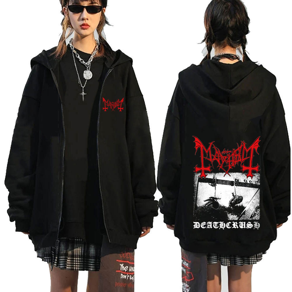 Mayhem Deathcrush Music Zip Up - Crossfit Mayhem 评论和价格