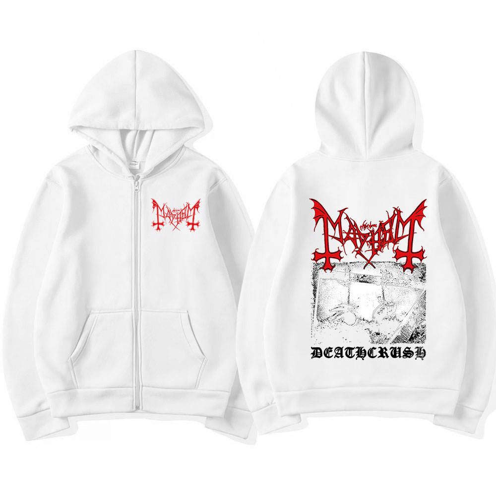 Mayhem Deathcrush Music Zip Up - Crossfit Mayhem 评论和价格