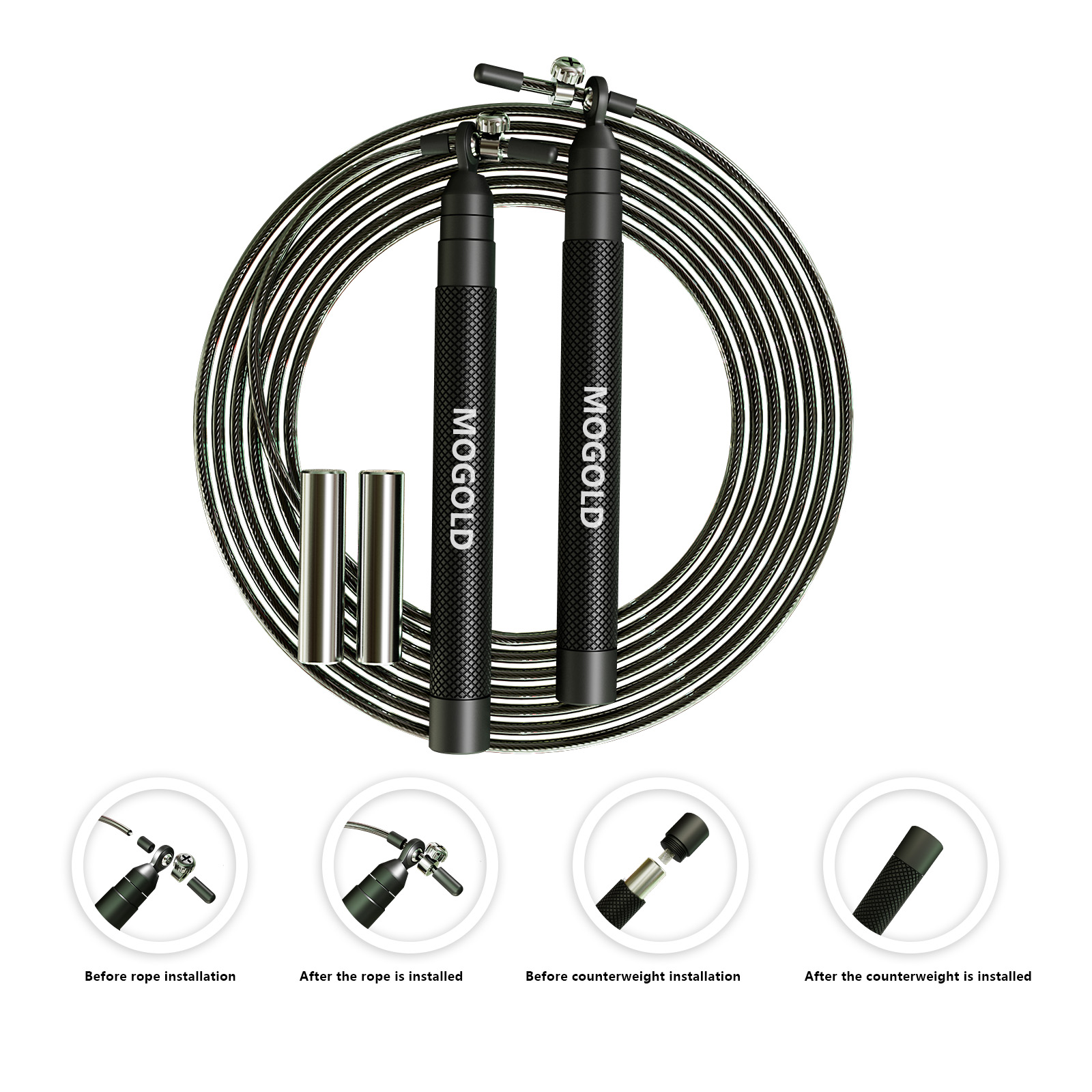 Crossfit Weighted jump rope gy - Crossfit Equipment 评论和价格