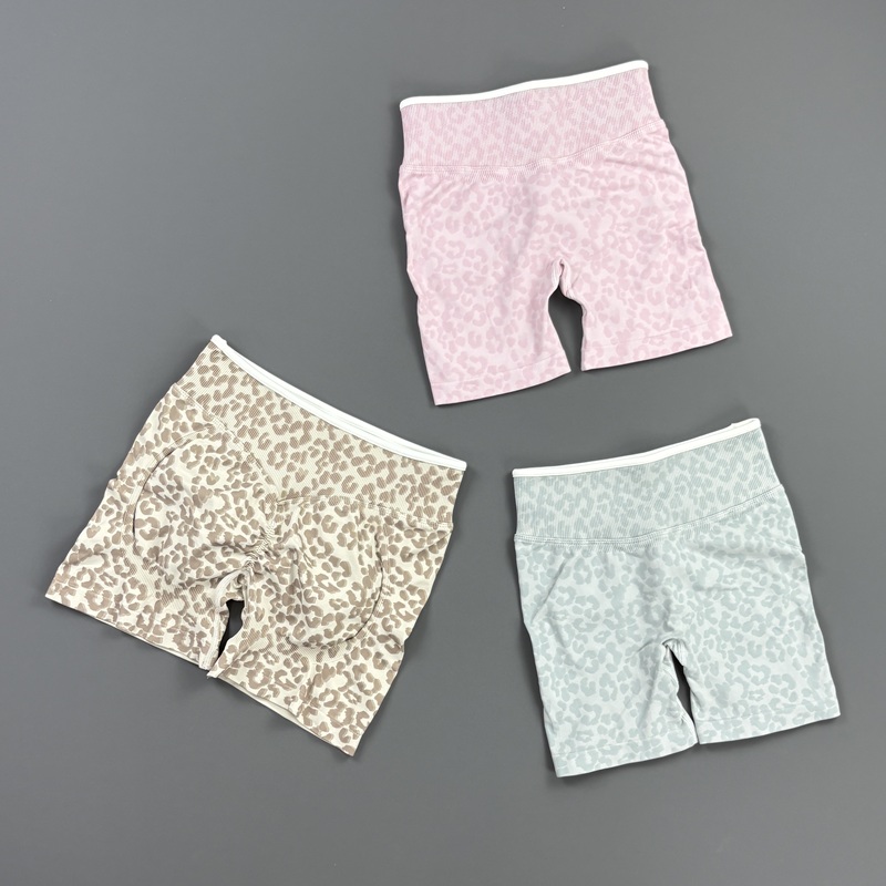 HISTELLO Gym Shorts Leopard Pr - Crossfit Yoga 评论和价格