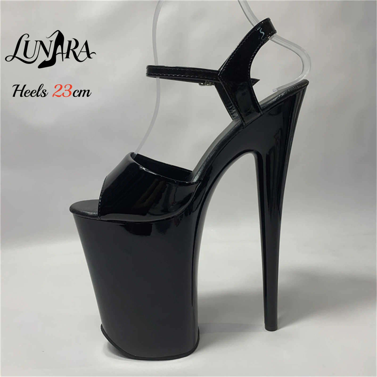 23cm/9Inch Black Patent Exotic - Crossfit Ladies 评论和价格