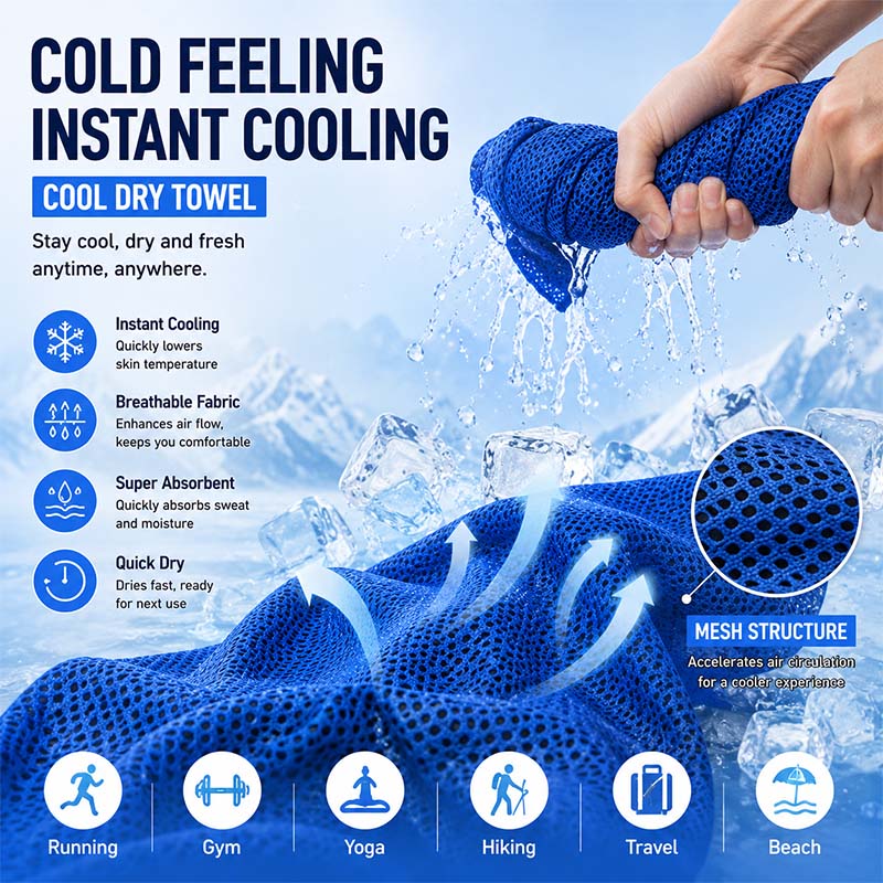 Instant Cooling Towel with EVA - Crossfit Yoga 评论和价格