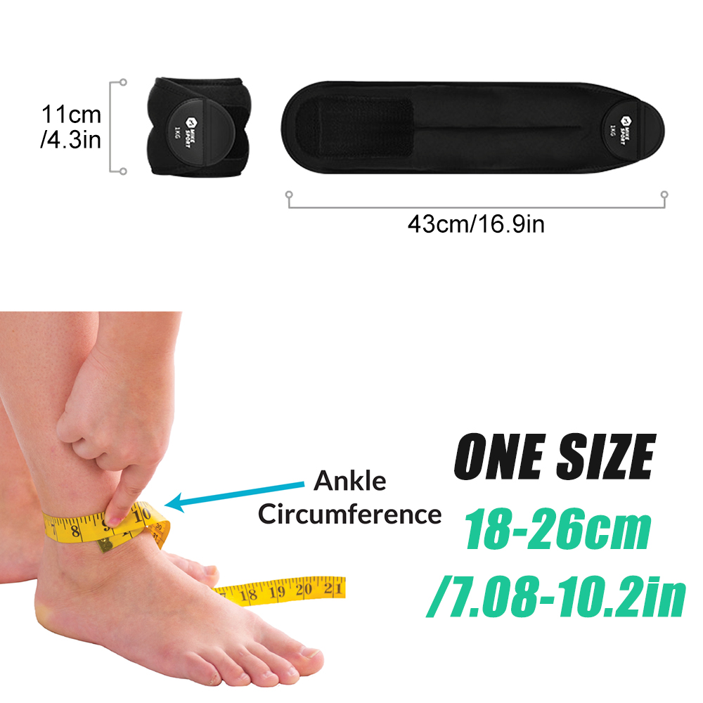 1 Pair Wrist and Ankle Weights - Ankle Mobility Band 评论和价格