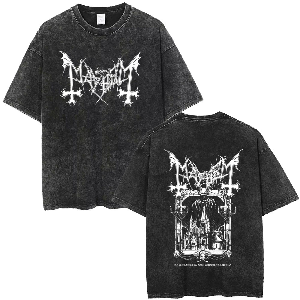 Washed Vintage Rock Band Mayhe - Crossfit Mayhem 评论和价格