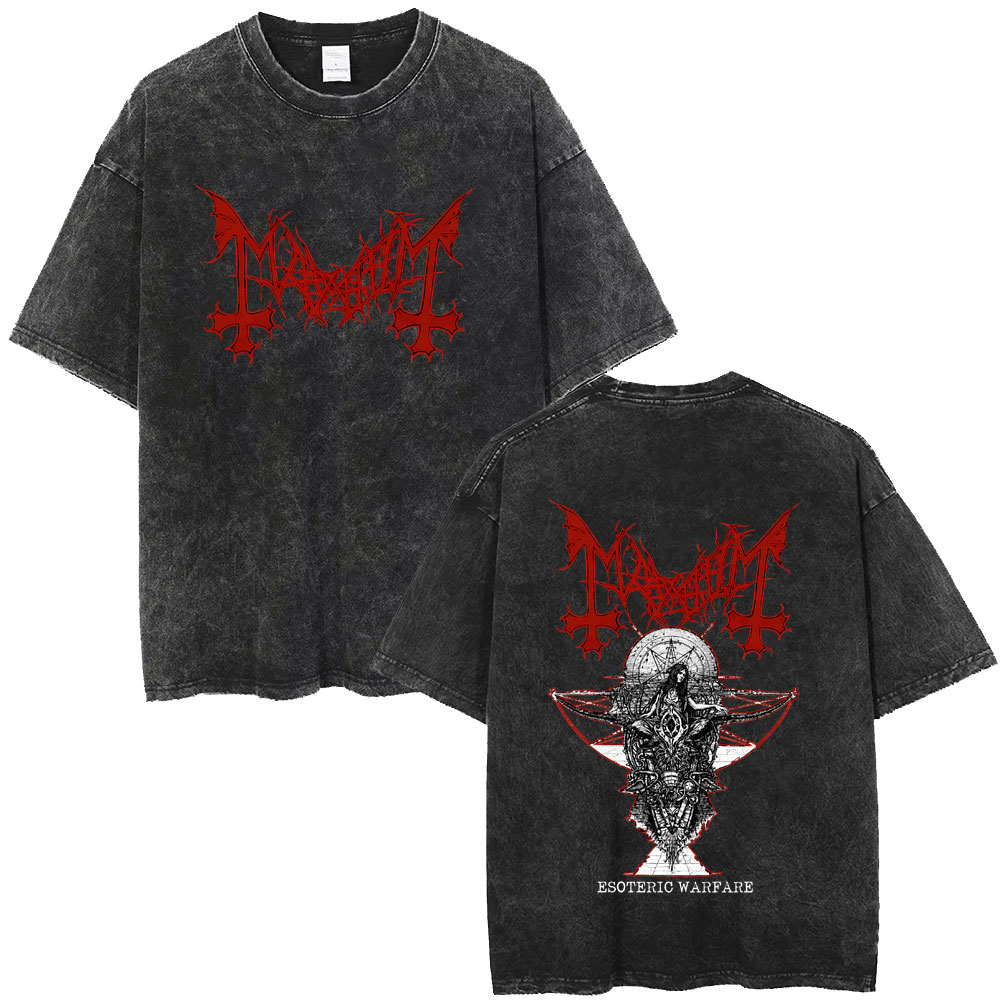 Washed Vintage Rock Band Mayhe - Crossfit Mayhem 评论和价格