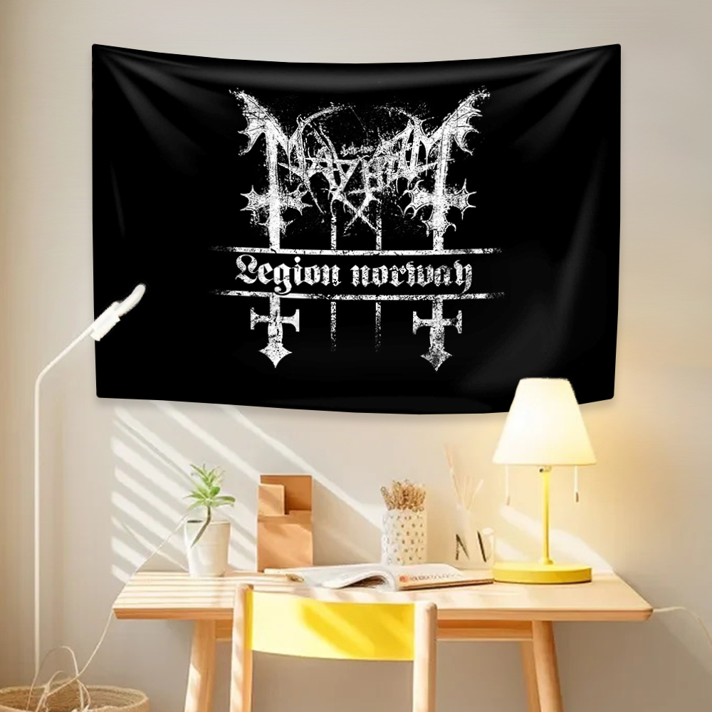 Mayhem Death Rock Band Tapestr - Crossfit Mayhem 评论和价格